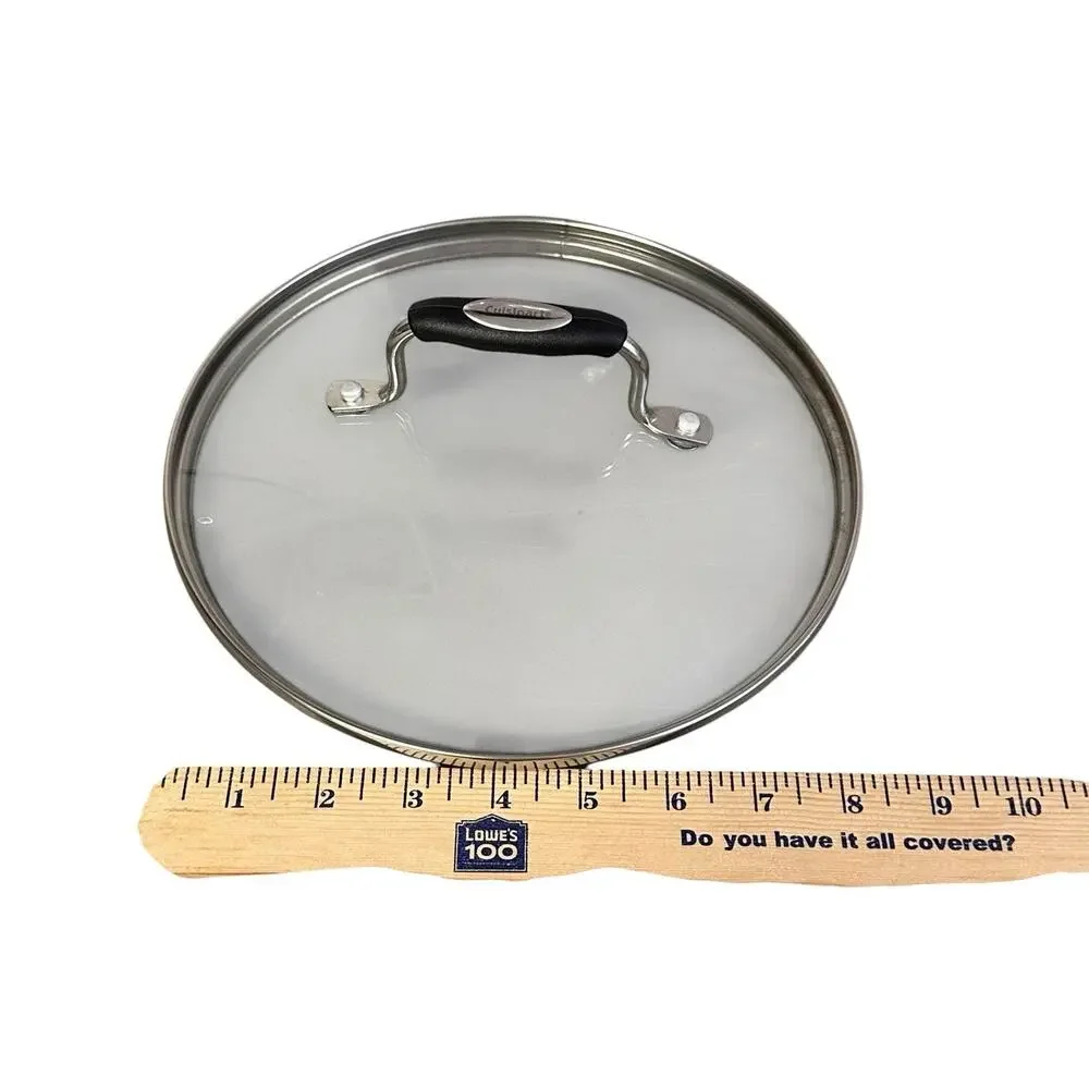 Cuisinart Glass LID ONLY Pot Pan Replacement Inside 8.5 inch Outside 9 1/8 inch
